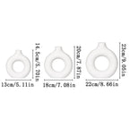 Nordic White Plastic Flower Vase for Home Decor
