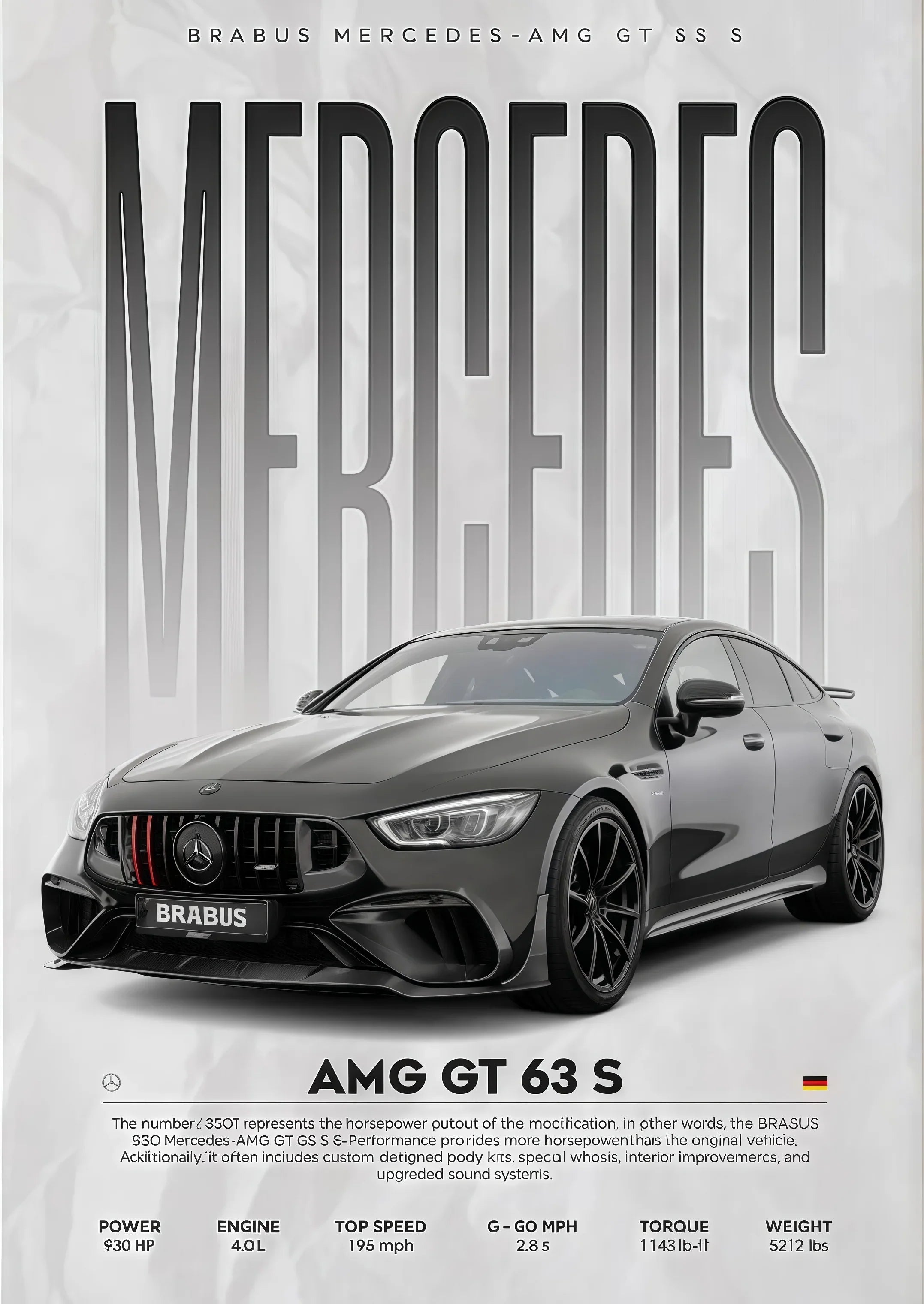 W16 750S Canvas Painting Sports Car Wall Art