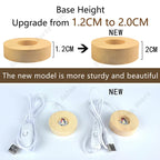 3D Crystal Ball Night Light Lamp for Kids 5cm