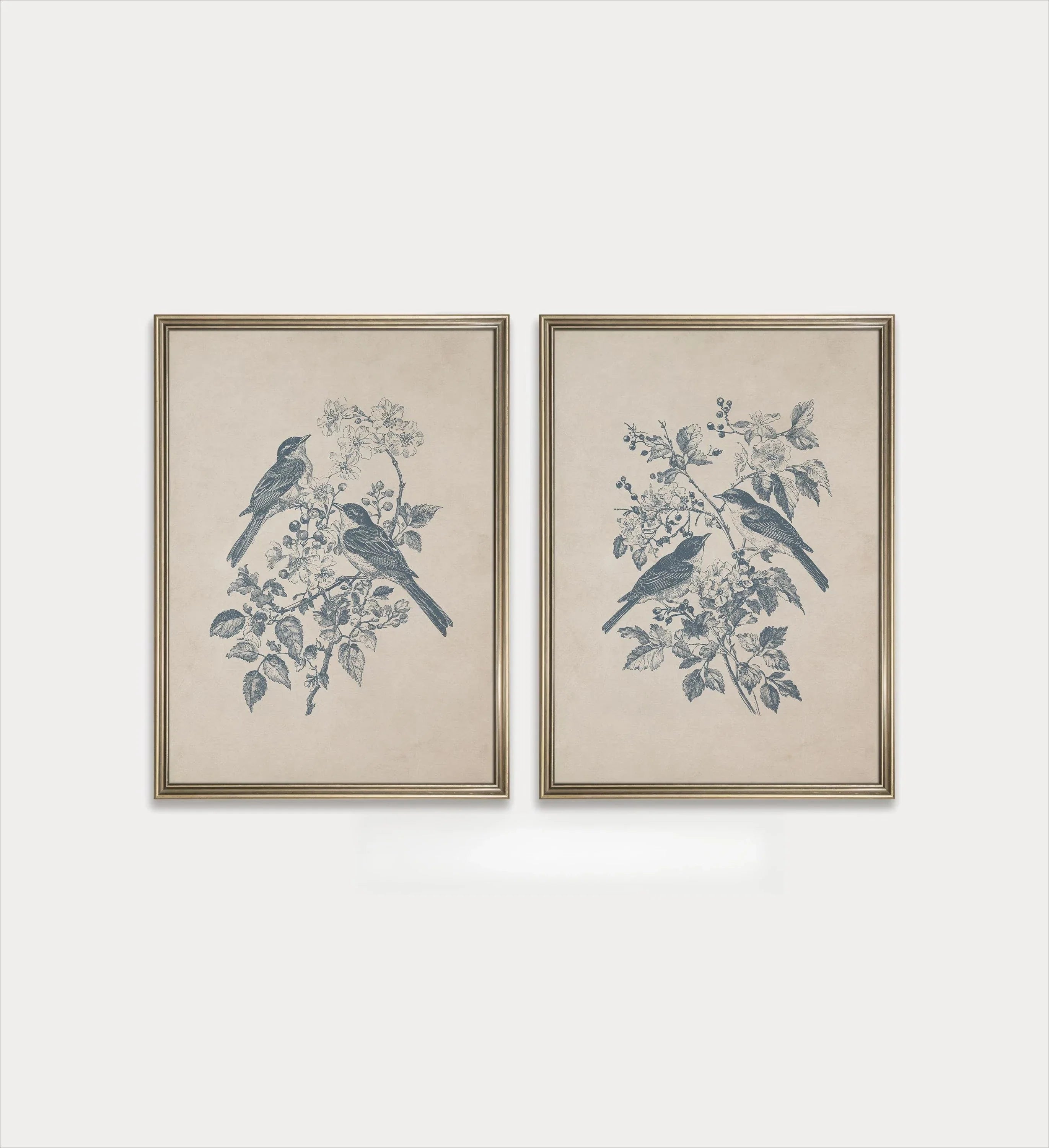 Retro Hummingbird Canvas Prints for Home Decor