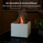 Aroma Humidifier Flame Diffuser with Remote Control