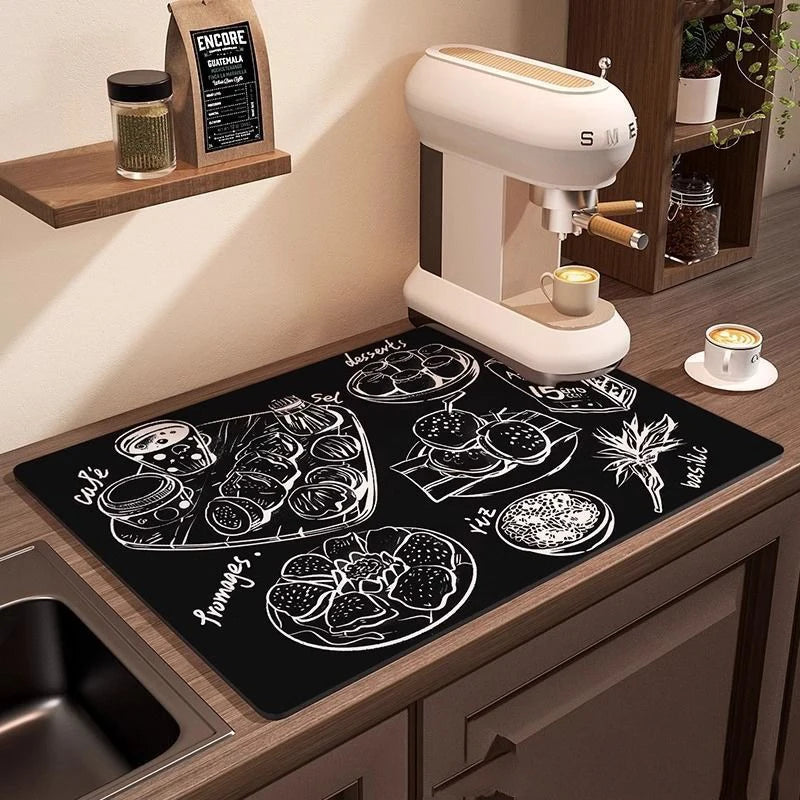 Waterproof Non-slip Coffee Machine Drain Pad Mat