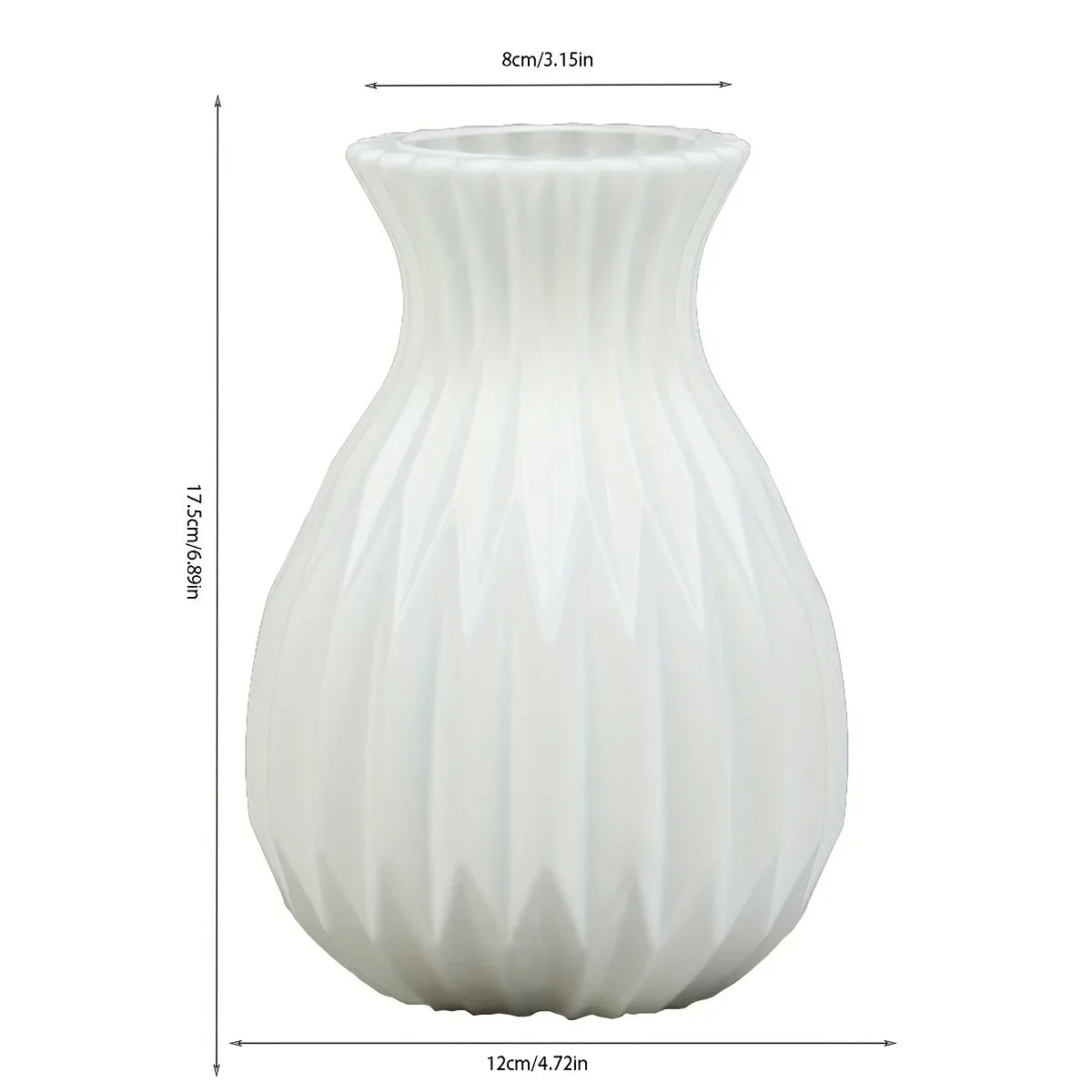 YOCITY Plastic Centerpiece Vase for Modern Decor